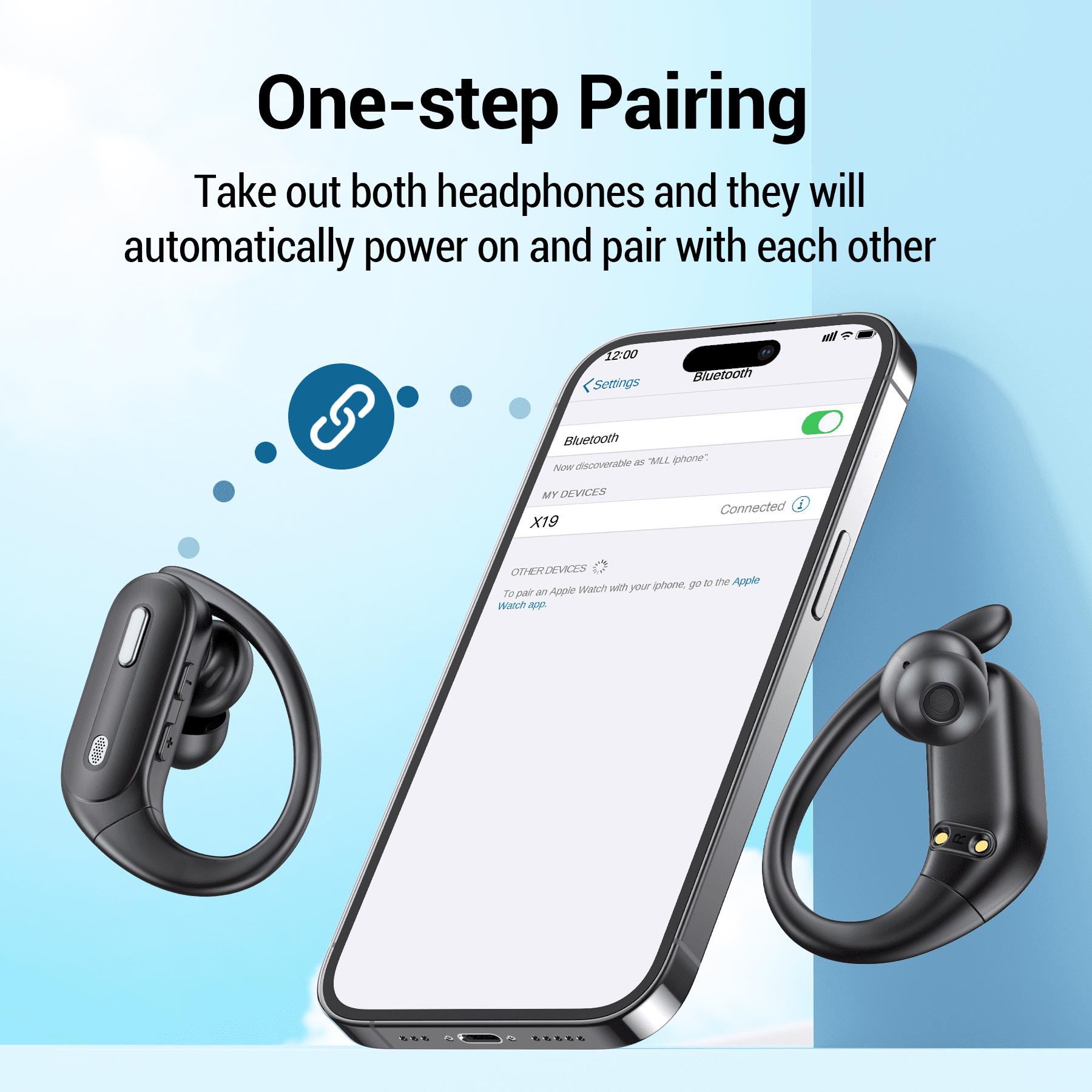 VEAT00L Active Noise Cancelling Ear Buds Wireless Earbuds 75H Playtime Bluetooth Headphones with LED Display Case, Deep Bass Fitness Earphones Gym Running Workout, IP7 Over Earbuds with Earhook